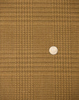 Pure Linen 2-Tone Houndstooth LargeCheck Fabric [LNJ-HLMM]