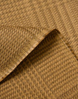 Pure Linen 2-Tone Houndstooth LargeCheck Fabric [LNJ-HLMM]