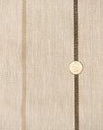 Linen Novelty Herringbone Yarn-Dyed Stripe Fabric [LND-Cocoa]