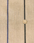 Linen Novelty Herringbone Yarn-Dyed Stripe Fabric [LND-Navy]