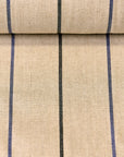Linen Novelty Herringbone Yarn-Dyed Stripe Fabric [LND-Navy]