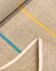 Linen Novelty Herringbone Yarn-Dyed Stripe Fabric [LND-Spa]