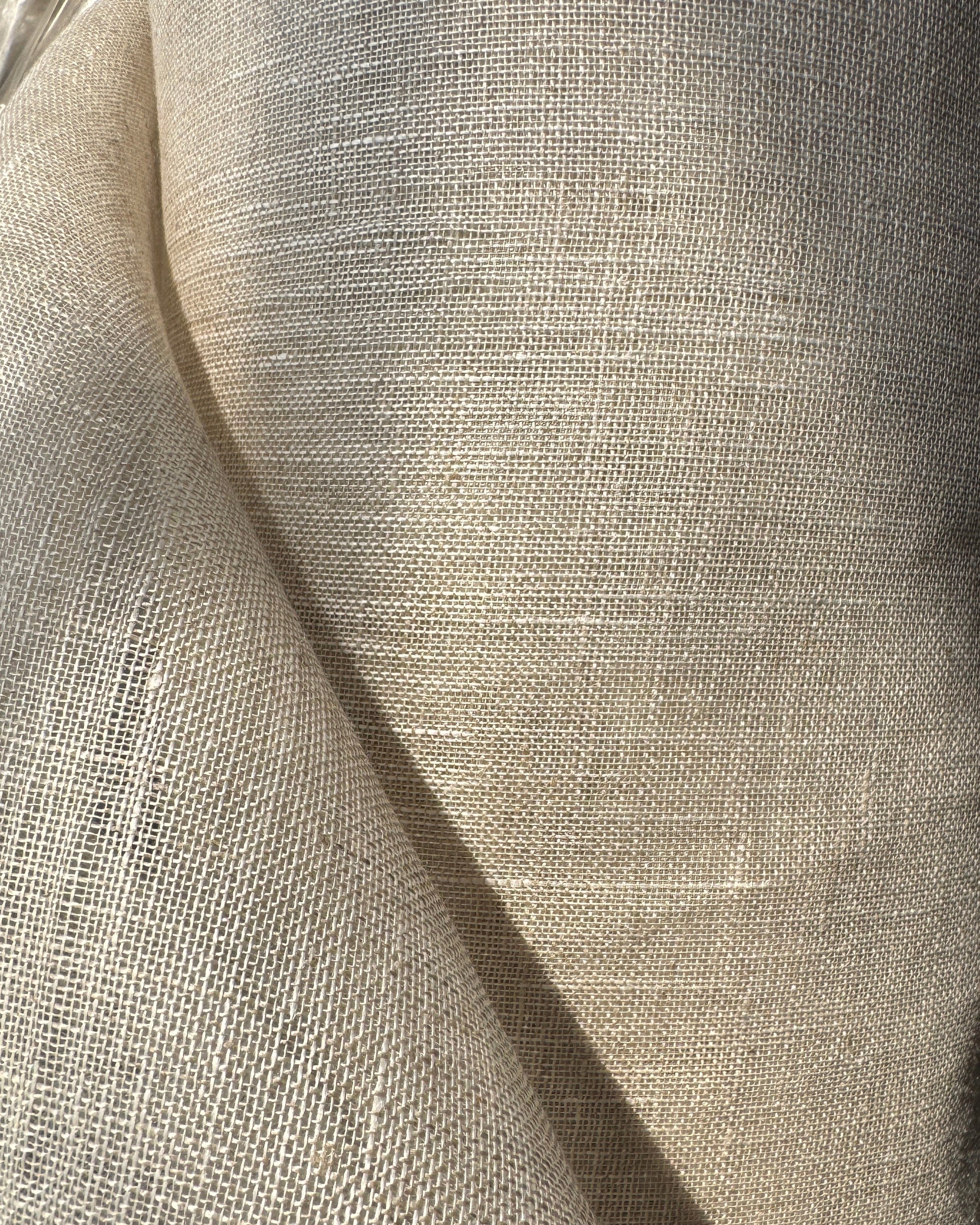 Pure Linen Gauze Fabric 2.5 oz/y² (Oatmeal)