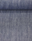 Linen Novelty Herringbone Yarn-Dyed Fabric [LNG-Royal]