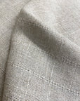 Pure Linen Stitch Stripe Jacquard Fabric Natural [LNJ-SSJN]