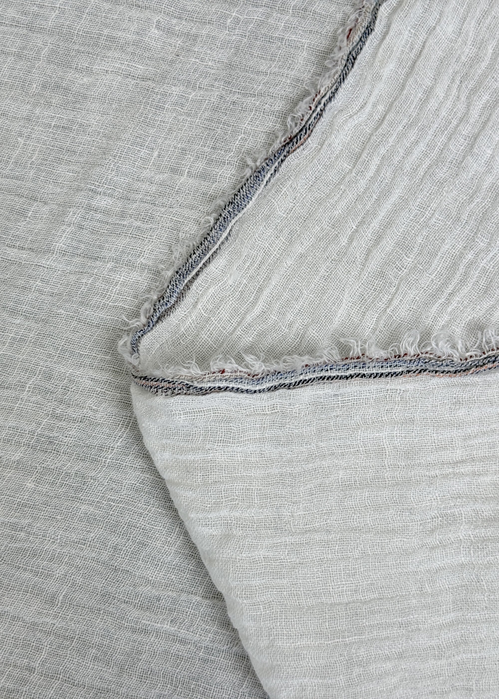 Swatch – Pure Linen Crinkled Gauze 3.6 oz/y² Fabric | BH LINEN linen fabric samples