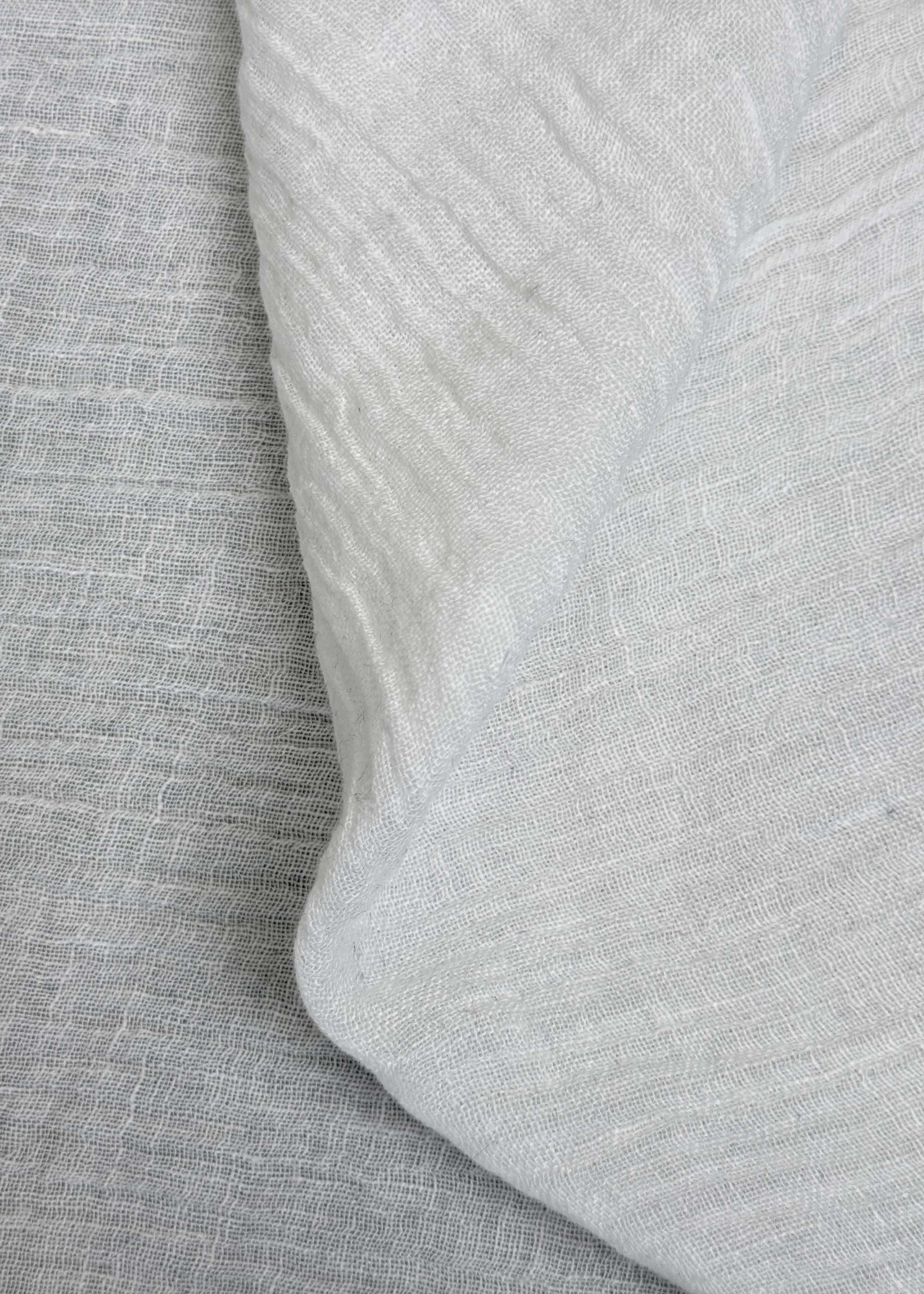 Swatch – Pure Linen Crinkled Gauze 3.6 oz/y² Fabric | BH LINEN linen fabric samples