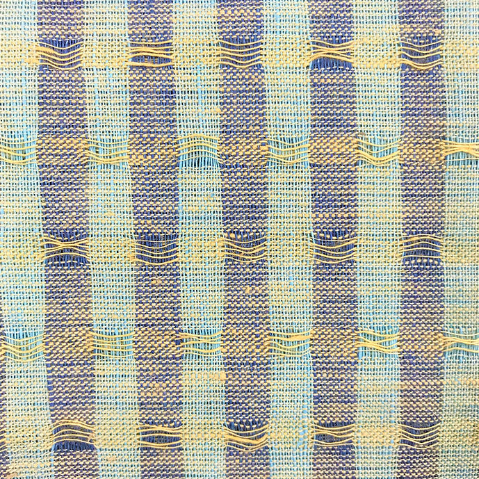 (Swatch) Pure Linen 3-Tone Jacquard Stripe Fabric