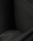 Pure Linen Fabric Plaid Windowpane (Black)