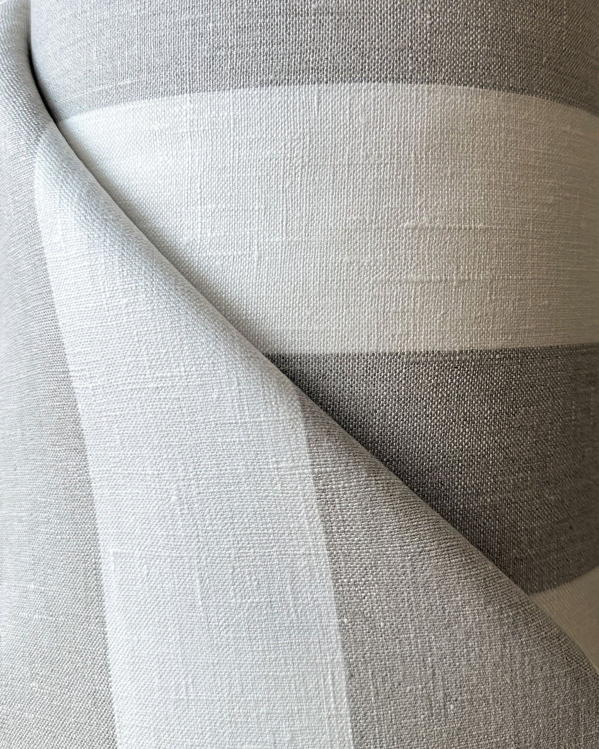 Pure Linen Yarn-Dyed 3" Natural/Ivory 10oz [LNS-3I2T]