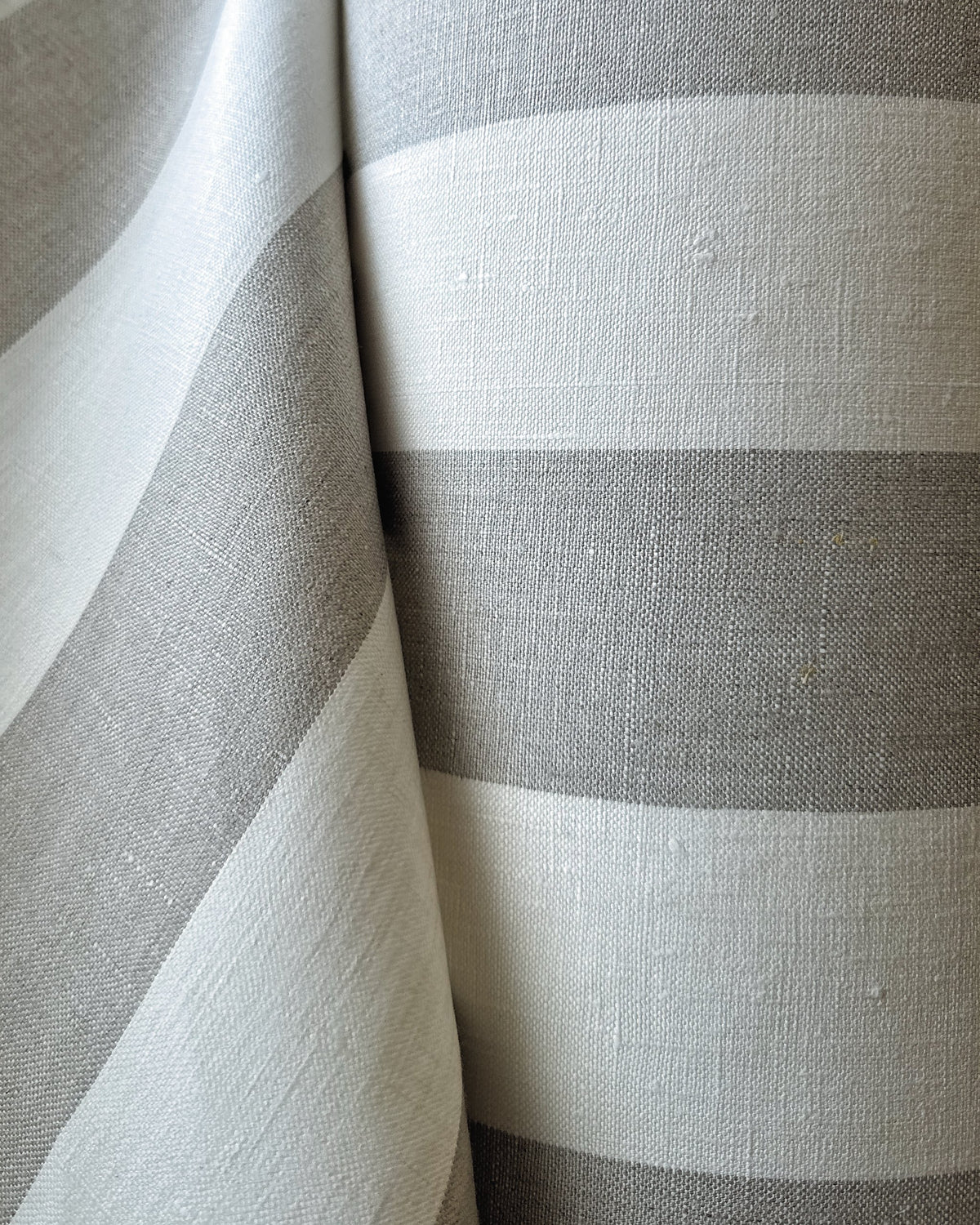 Pure Linen Yarn-Dyed 3" Natural/Ivory 10oz [LNS-3I2T]