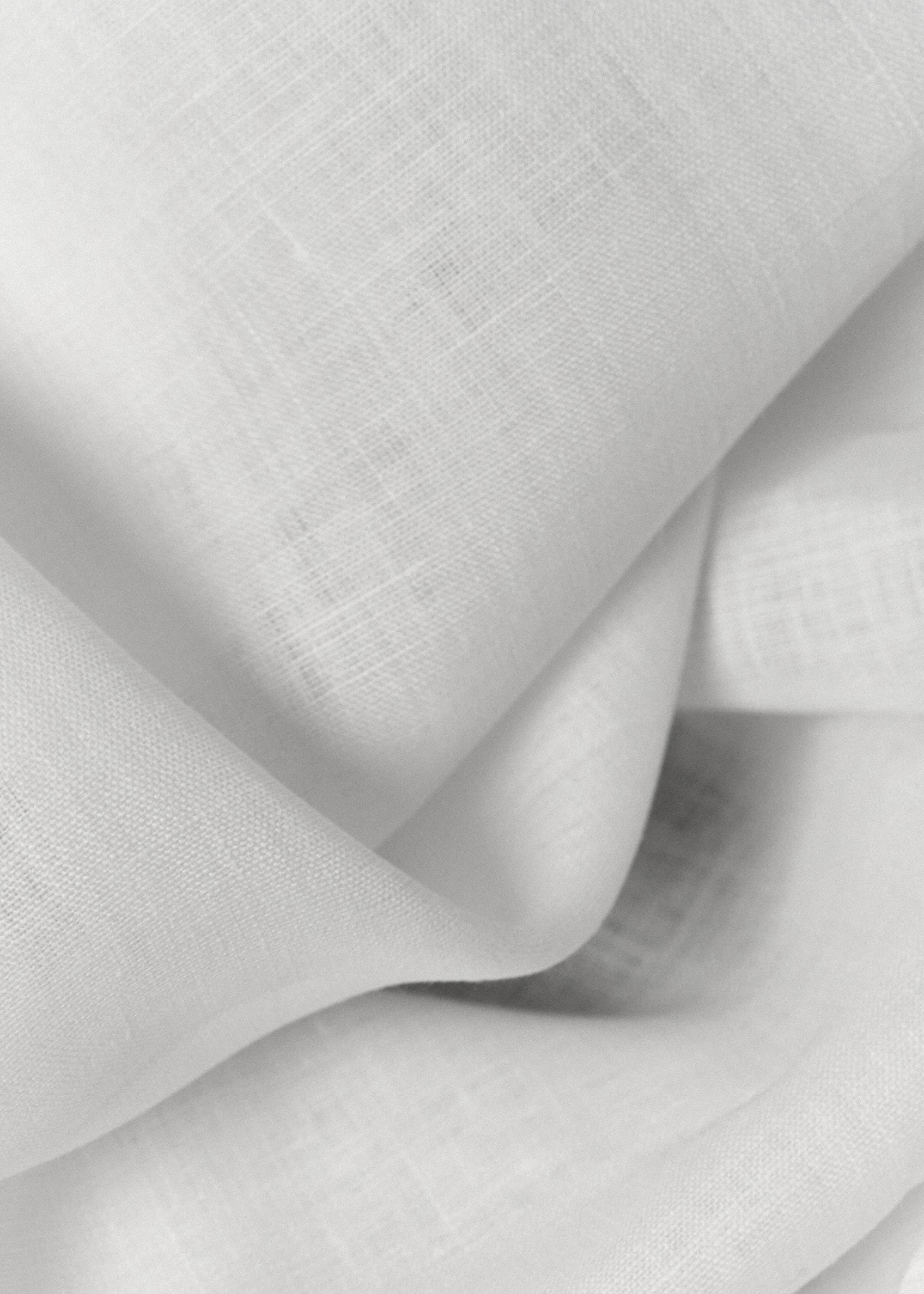 white linen dress fabric Off-White Linen Fabric by the Yard - 100% French Natural
